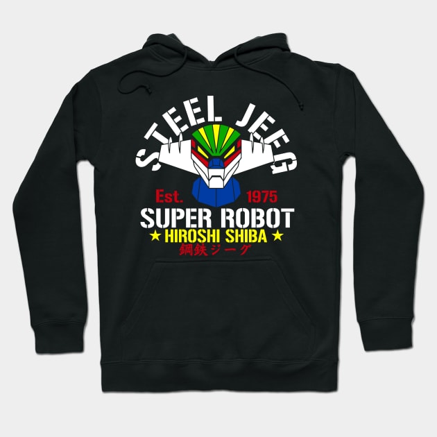 The 3rd super robot Hoodie by carloj1956